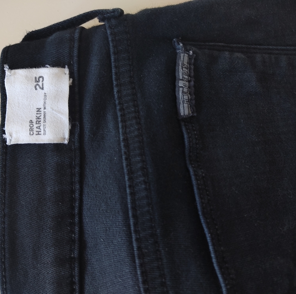 Hudson harkin crop super skinny with cuff